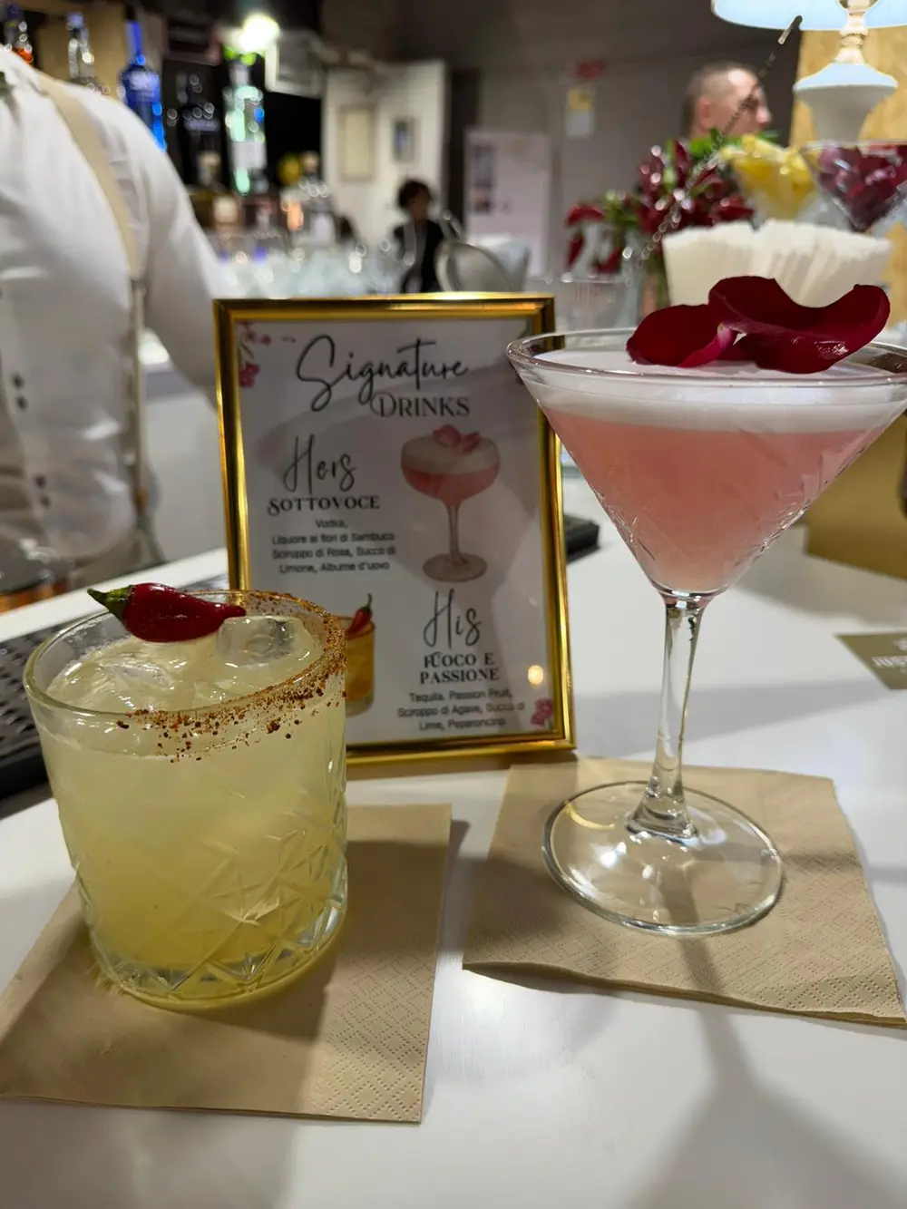 Signature drink His & Hers Just Drink